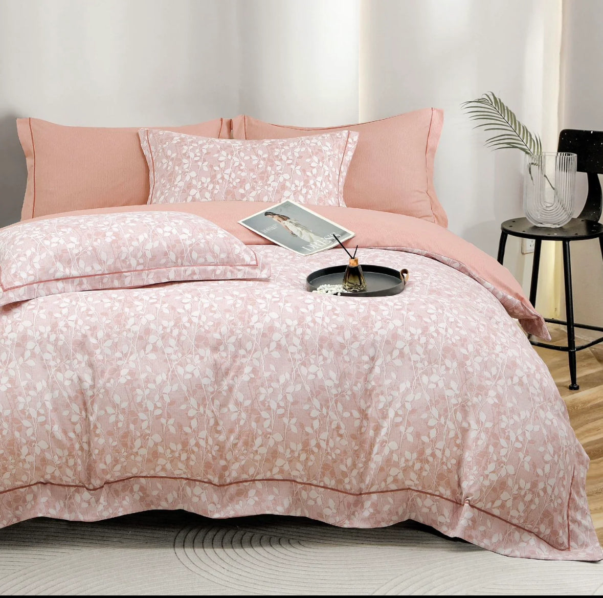 Tonuri Romantice-Set Lenjerie Premium 6 Piese Moale si Confortabil