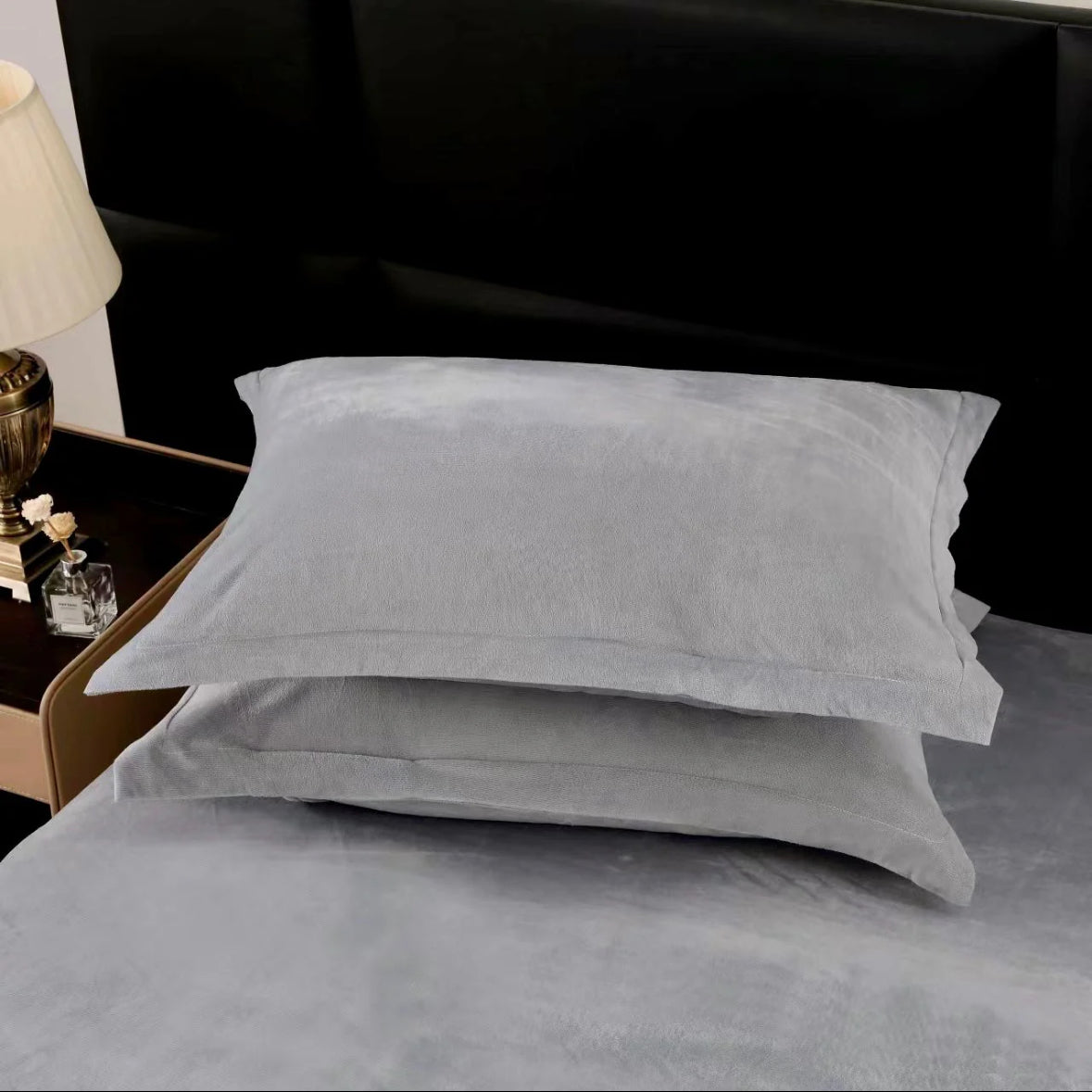 Lenjerie PREMIUM din blana de iepure artificiala,6 piese