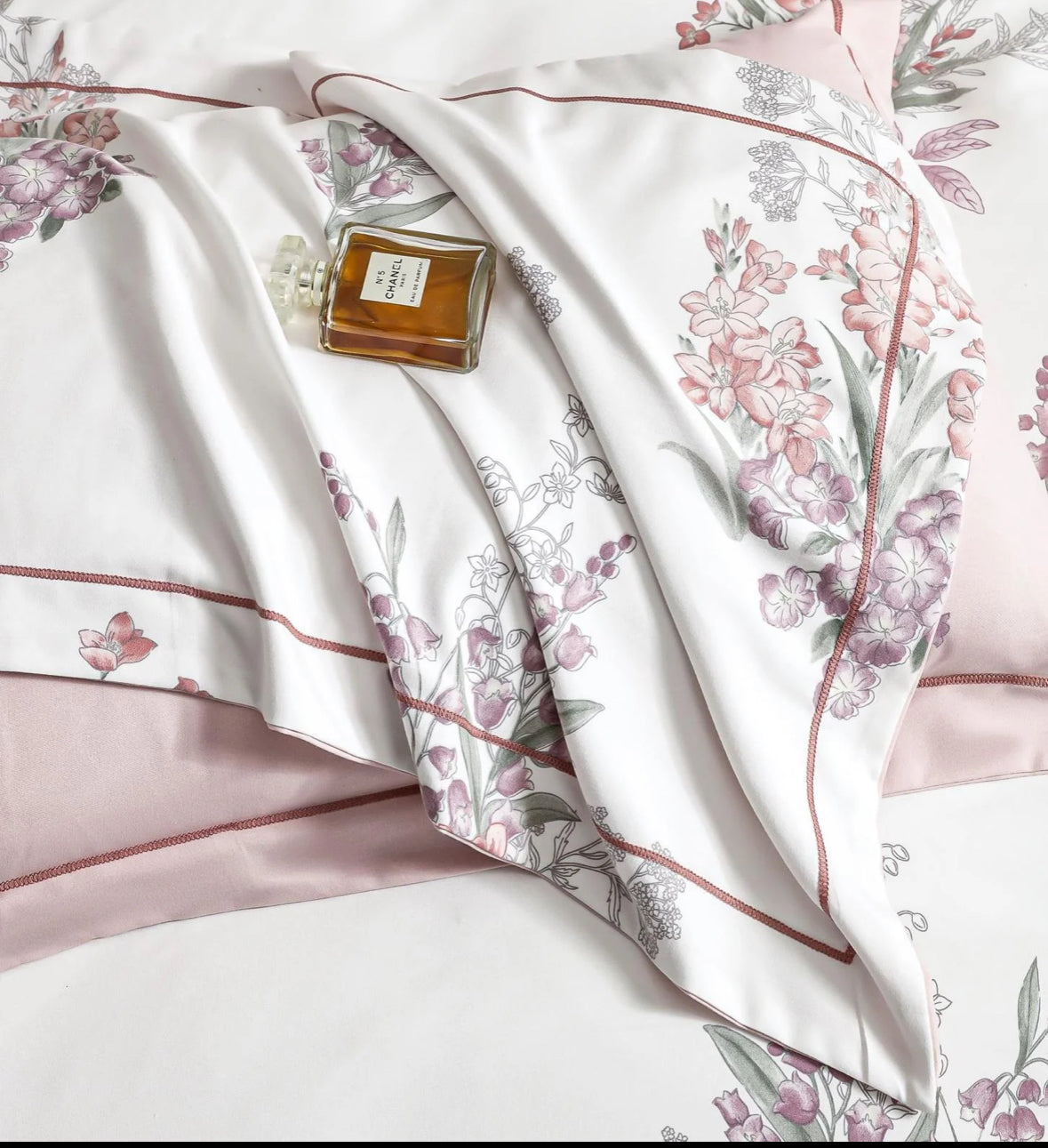 Romantism Pastelat-Set Pat 6 piese Moale si Confortabil