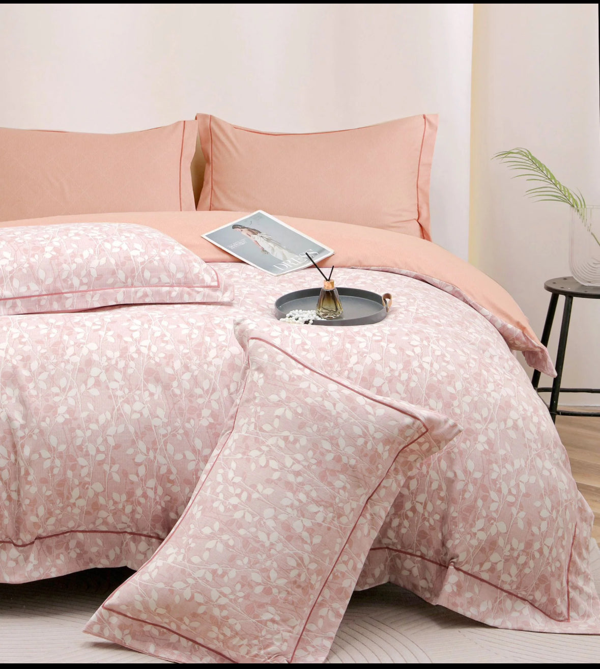 Tonuri Romantice-Set Lenjerie Premium 6 Piese Moale si Confortabil