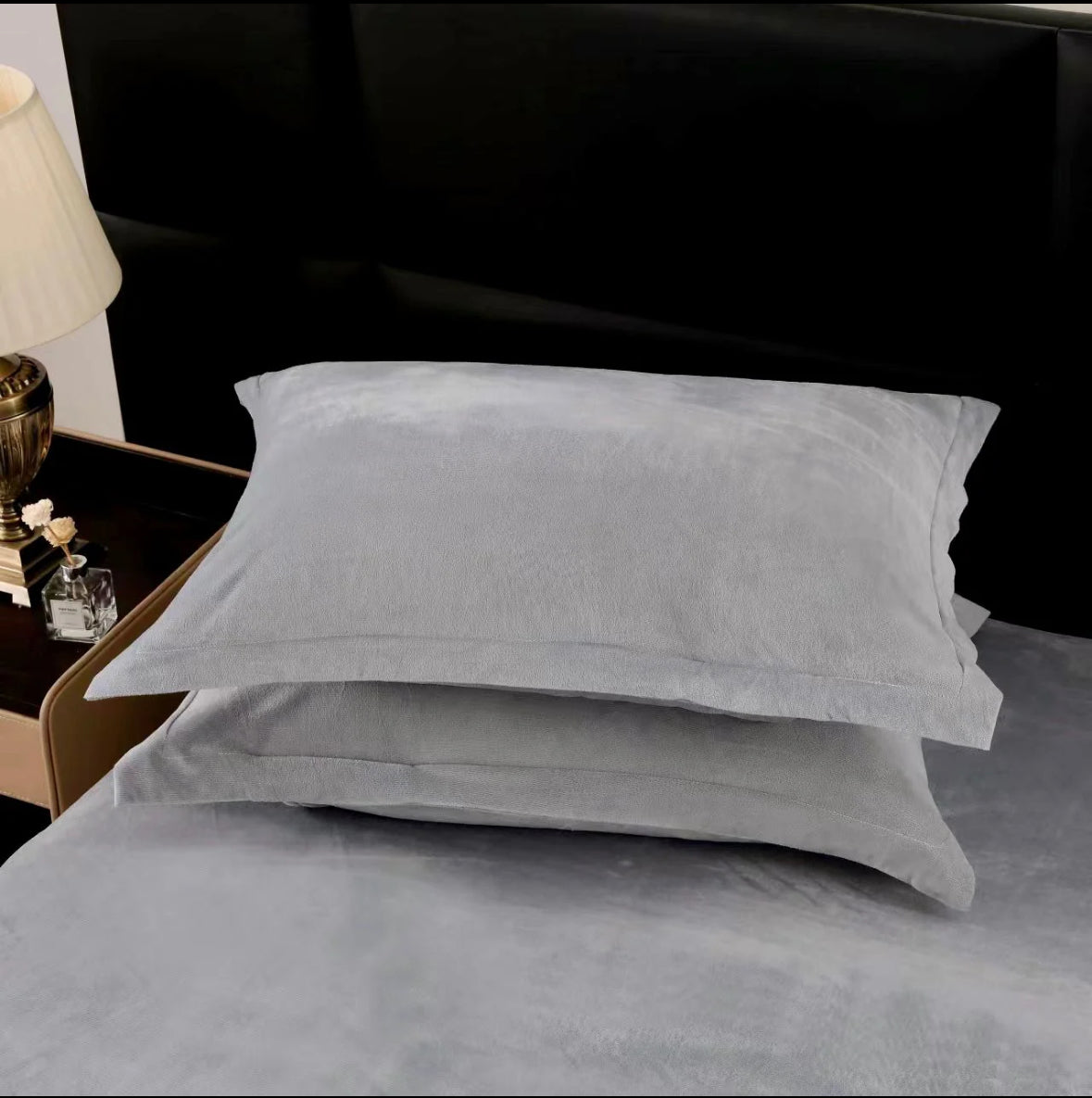 Lenjerie PREMIUM din blana de iepure artificială ,6 piese