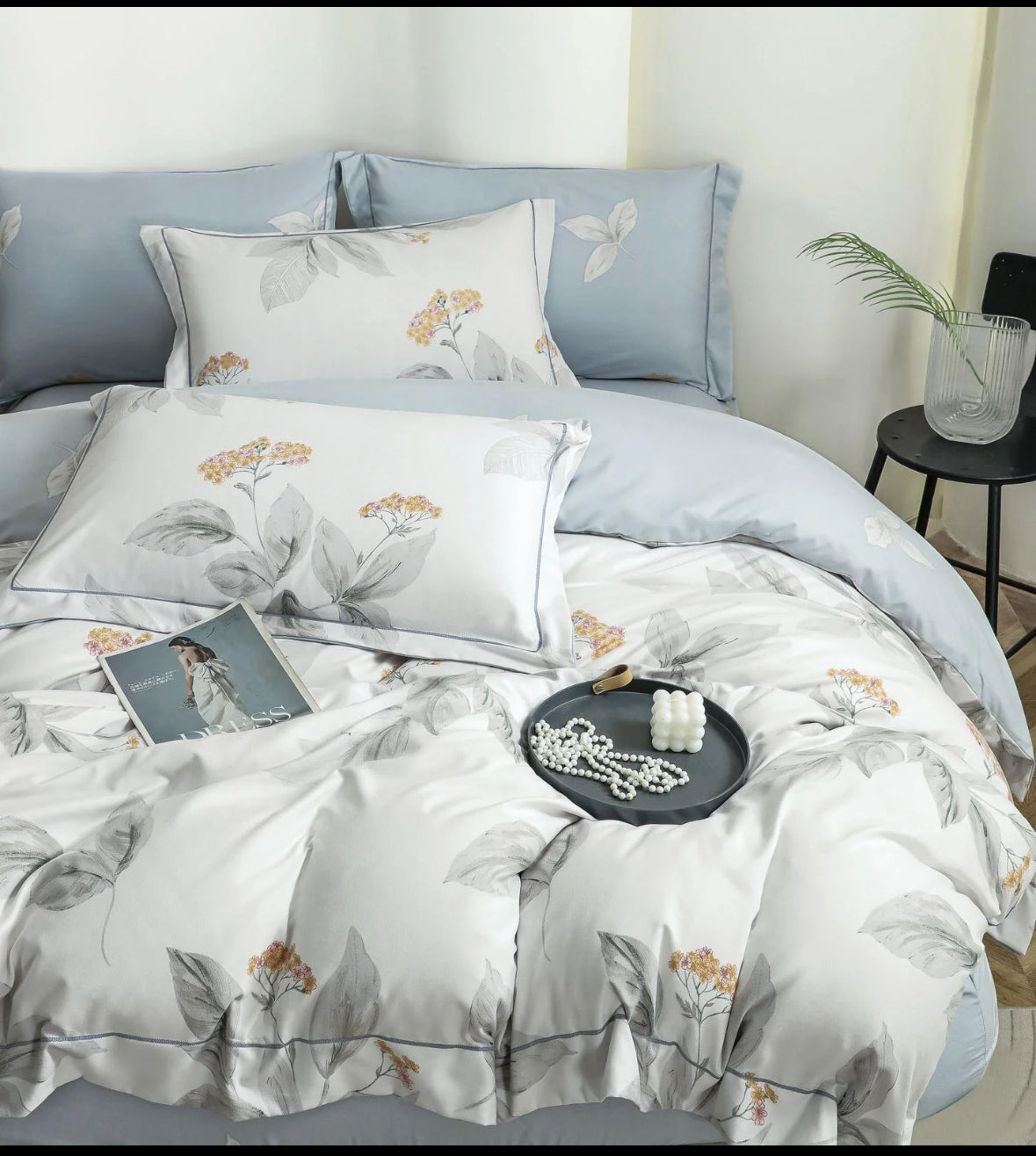 Accente Florale Fine-Set Pat 6 Piese Moale si Confortabil