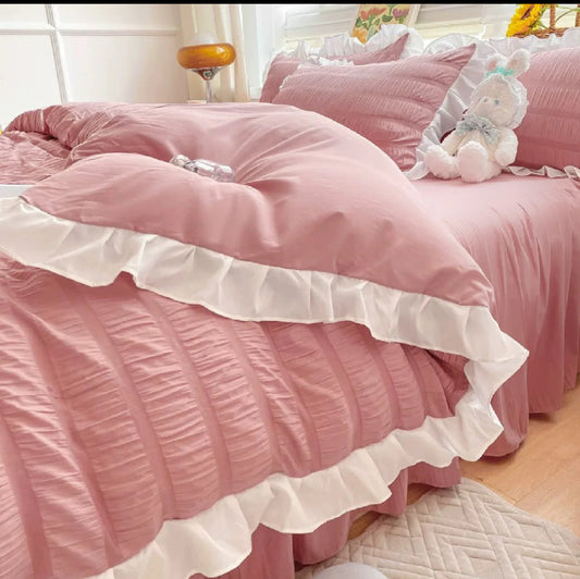 Lenjerii de LUX Uni CREPONATE 6 piese