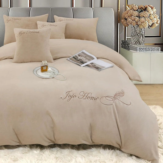 Lenjerie PREMIUM imitatie blana de iepure cu fir scurt,6 piese