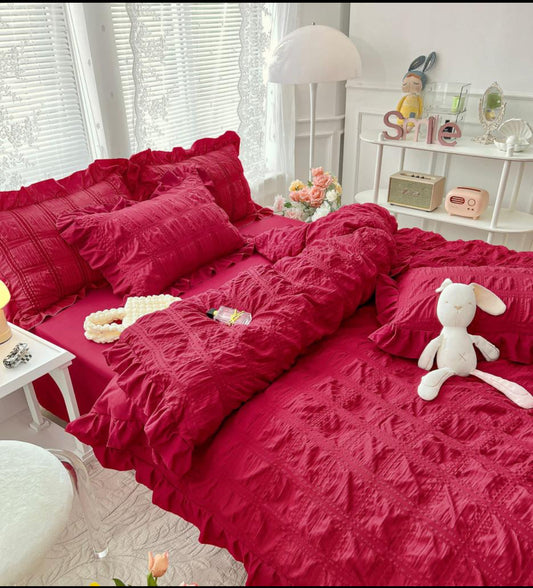 Lenjerii de LUX Uni CREPONATE 6 piese